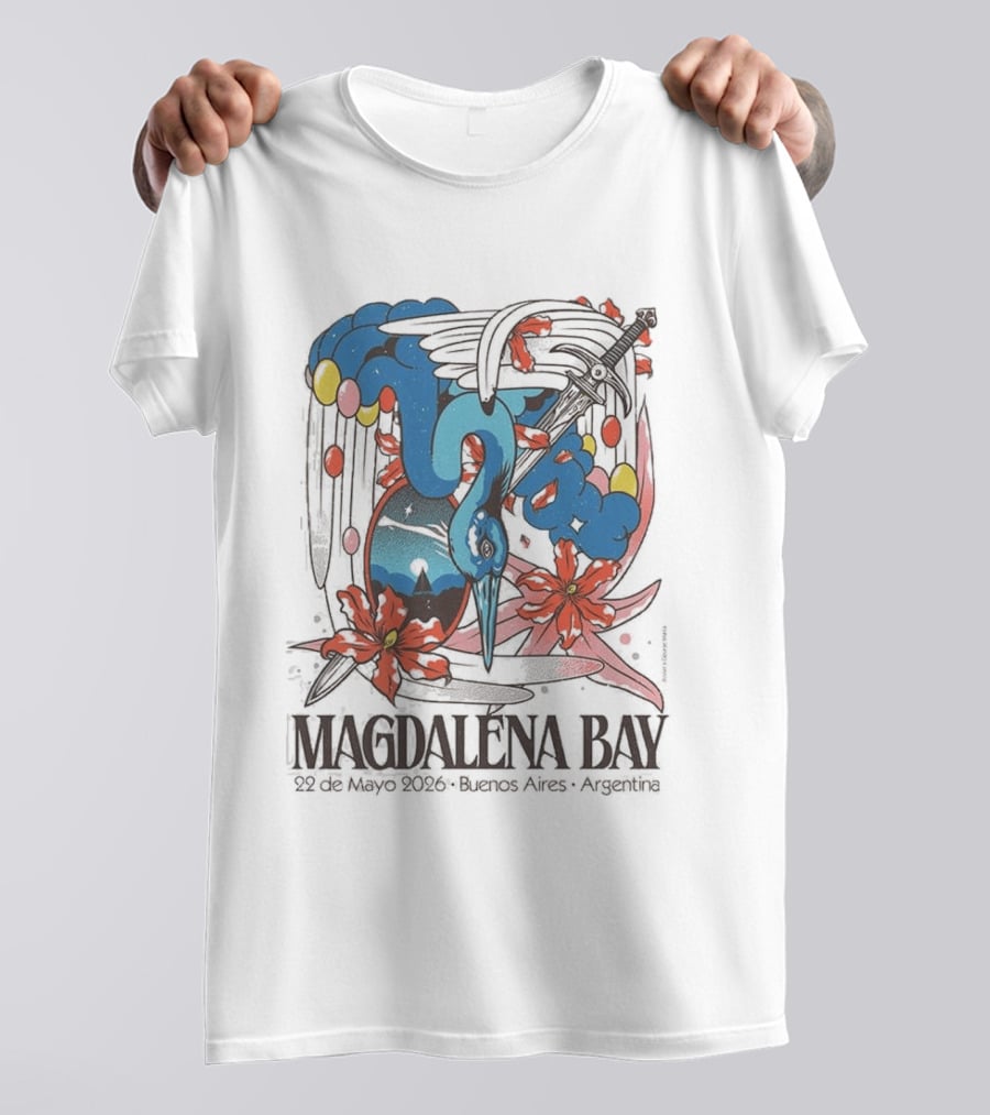 Magdalena Bay 22 De Mayo 2026 Buenos Aires Argentina Event T-Shirt