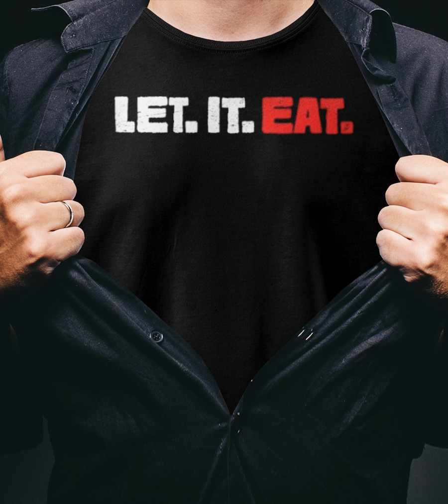 Trevor Bauer Wearing Let It Eat T-Shirt