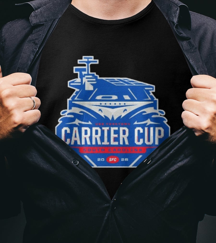 USS Yorktown Carrier Cup South Carolina SFC 2026 Tournament T-Shirt
