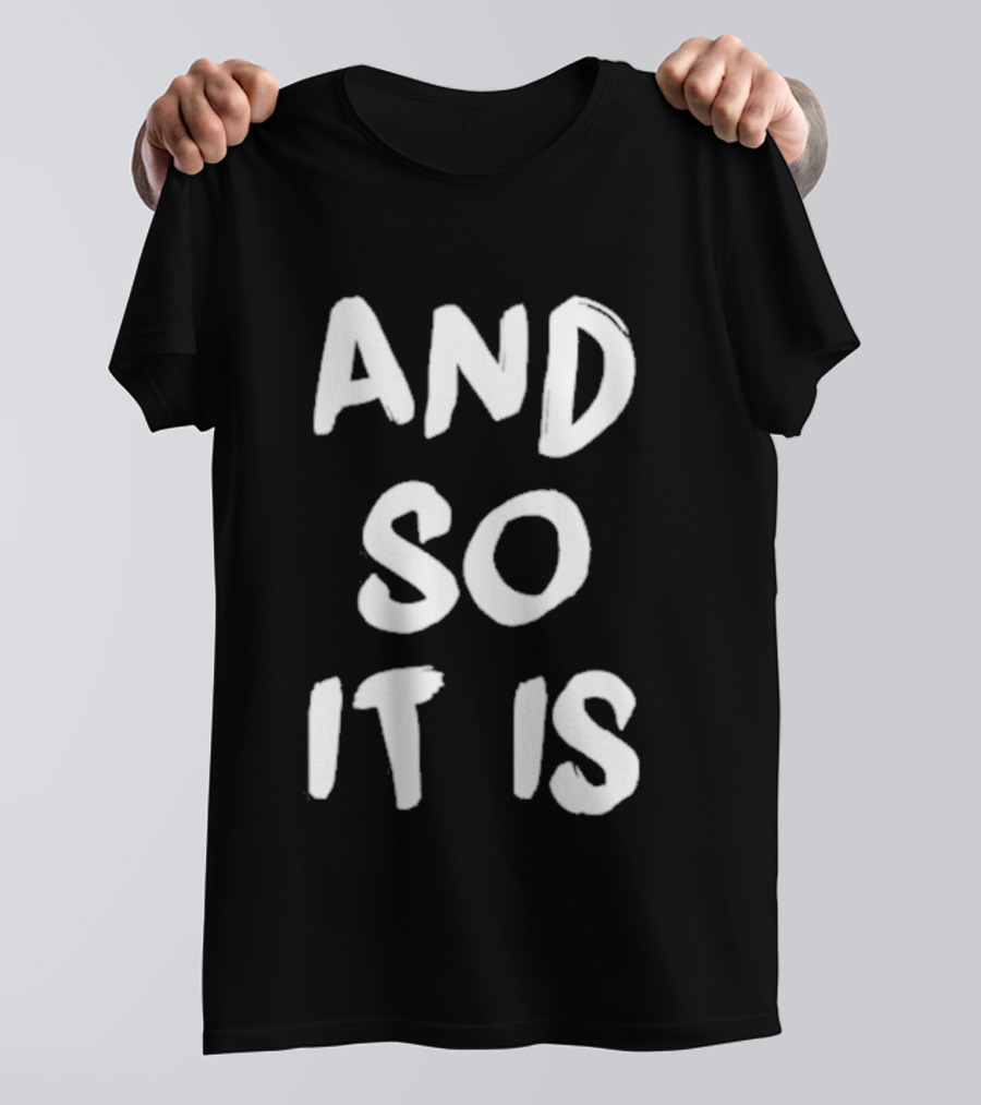 AND SO IT IS Angels Now Standard Shoulder T-Shirt