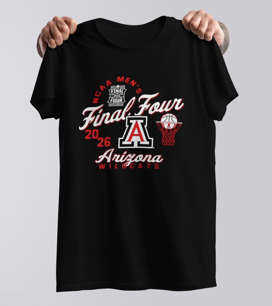 Arizona Wildcats Final Four 2026 NCAA Men's Basketball Tournament T-Shirt