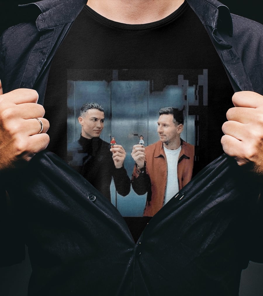 Lego World Cup 2026 Cristiano Ronaldo Lionel Messi GOAT Commercial T-Shirt