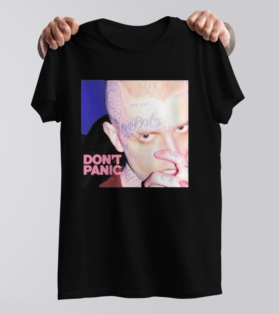 Lil Peep Don't Panic Single Cover Tattoo T-Shirt