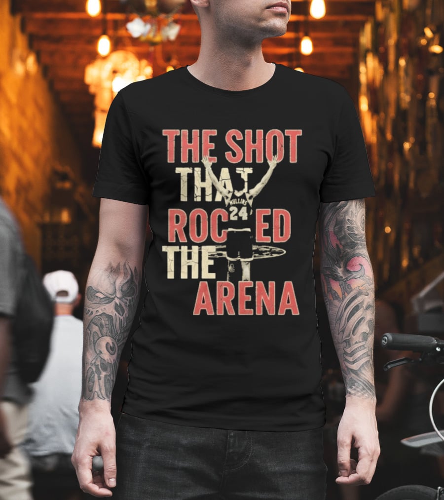 The Shot That Rocked The Arena Braylon Mullins Basketball Icon 24 T-Shirt