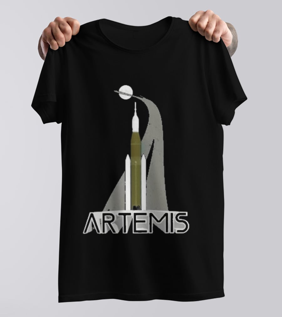 Nasa Artemis II Rocket Launch Space Exploration Mission T-Shirt