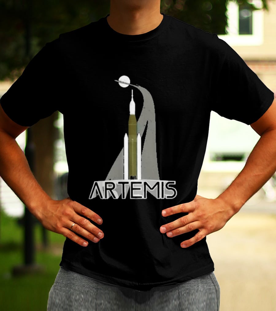 Nasa Artemis II Rocket Launch Space Exploration Mission T-Shirt
