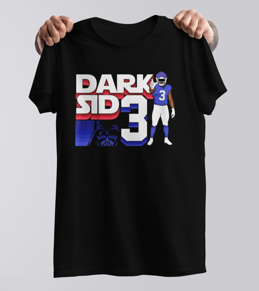 Dark Sid3 New York Giants Football Darth Vader T-Shirt