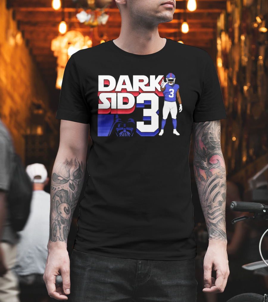 Dark Sid3 New York Giants Football Darth Vader T-Shirt