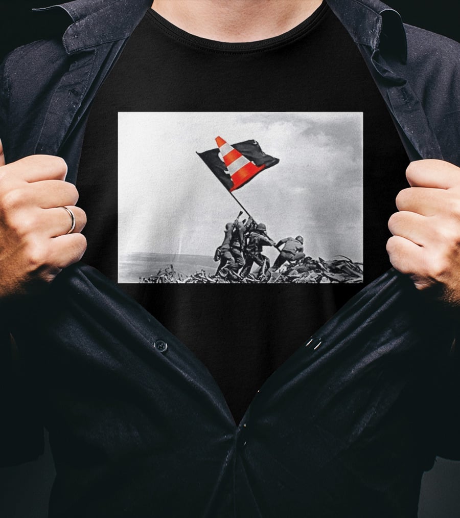 Pittsburgh Pirates Win Their First Series Traffic Cone Flag T-Shirt