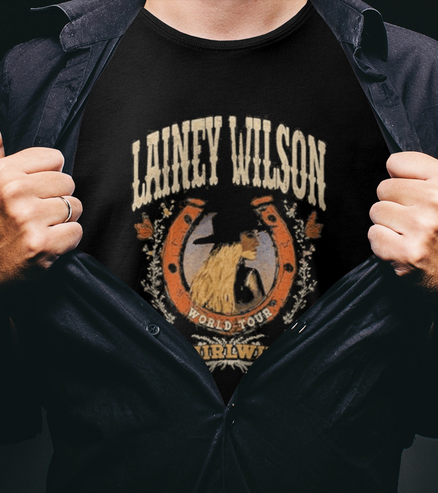 Lainey Wilson World 2023 Whirlwind Horseshoe 2526 T-Shirt