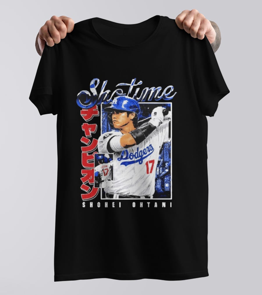 Sho Time Shohei Ohtani Dodgers 17 Baseball Sportswear T-Shirt