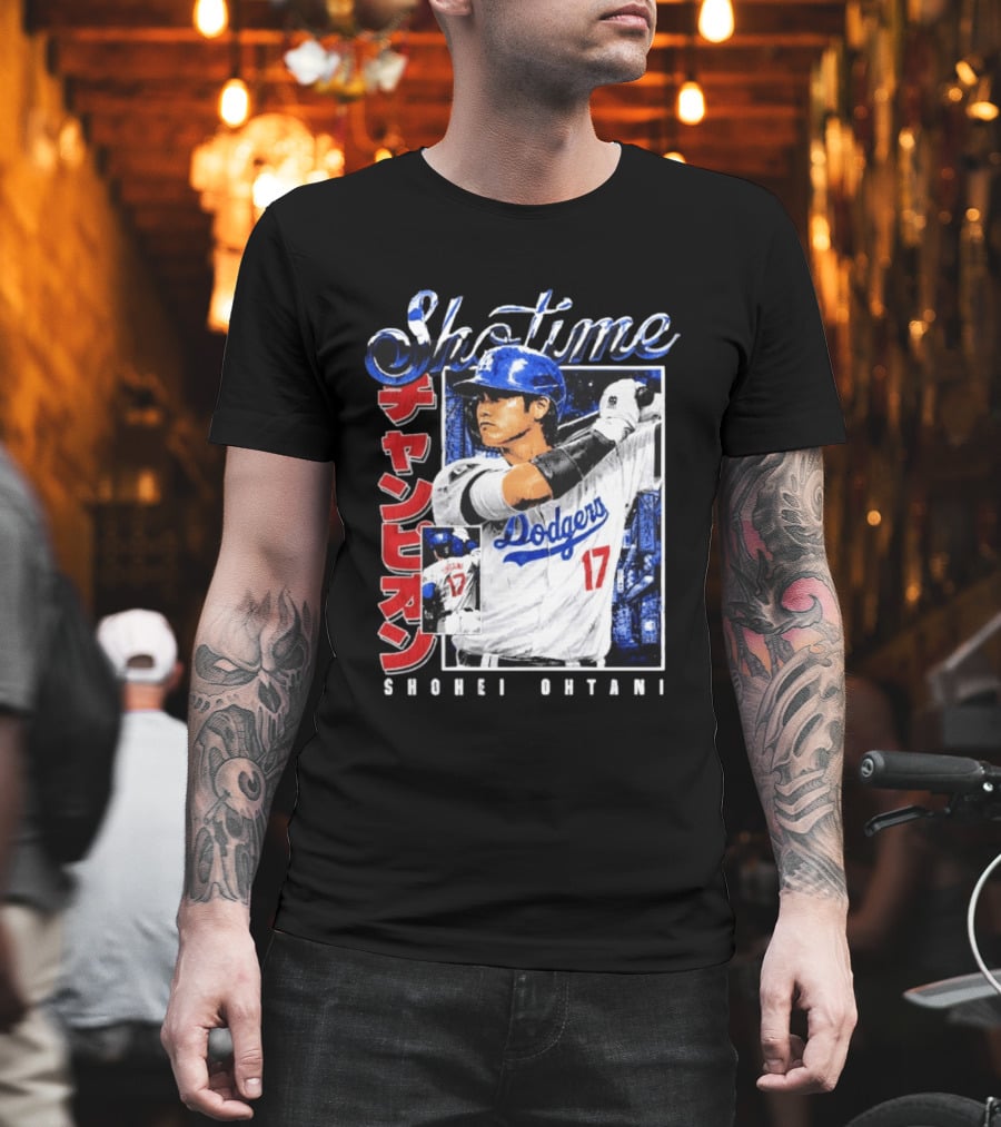 Sho Time Shohei Ohtani Dodgers 17 Baseball Sportswear T-Shirt
