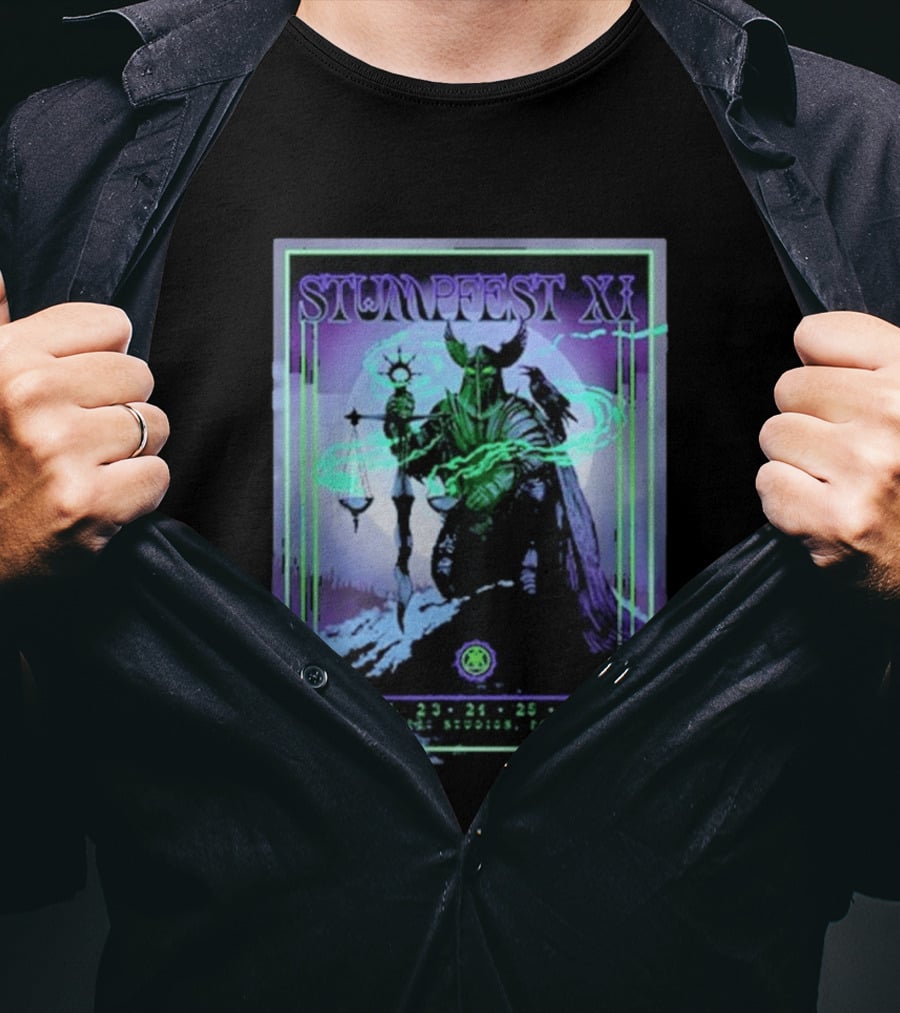 Stumpfest XI Concert Tour April 23 24 25 2026 Mississippi Studios Portland Viking Raven Mythology T-Shirt