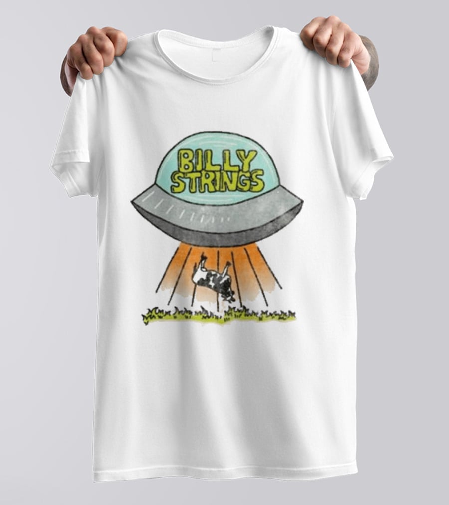 Billy Strings UFO Cow Abduction Tour Dates T-Shirt