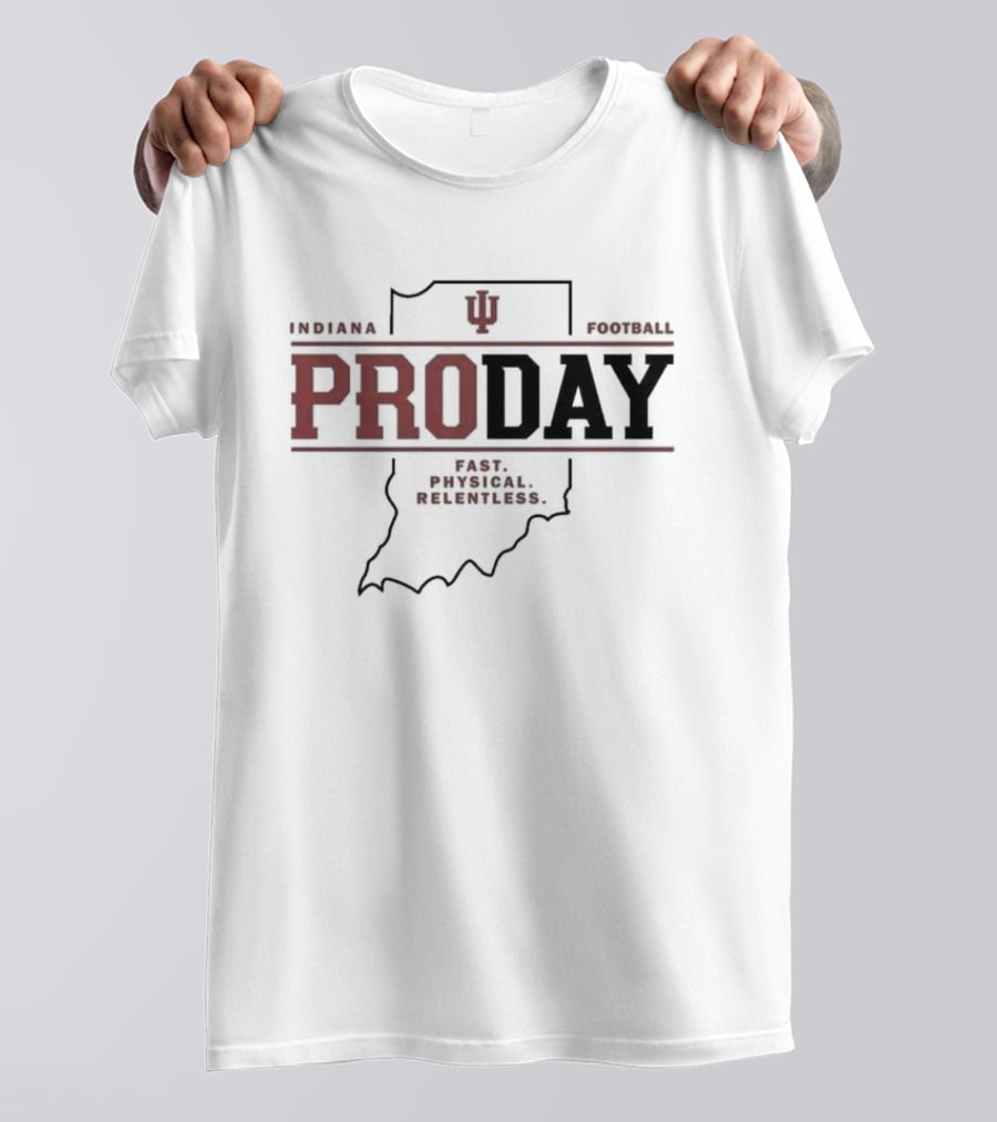Indiana Football Pro Day Fernando Mendoza Event T-Shirt