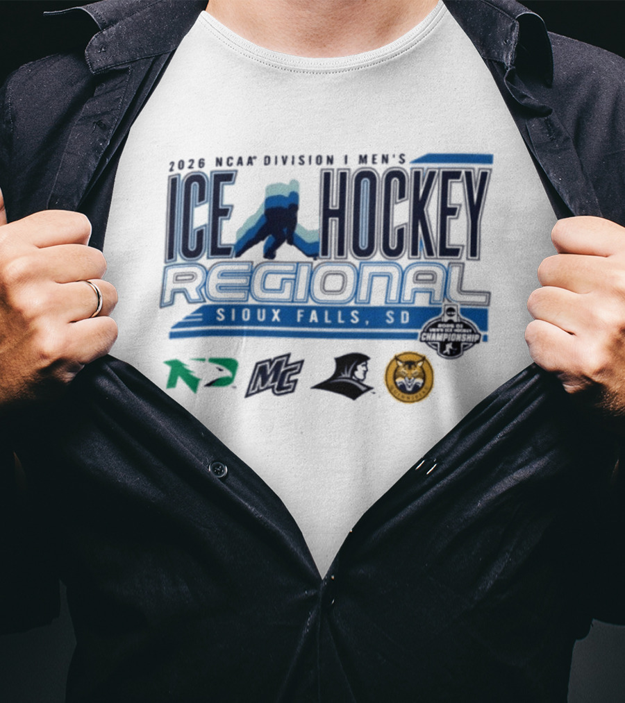 2026 NCAA Division I Men's Ice Hockey Regional Sioux Falls SD T-Shirt