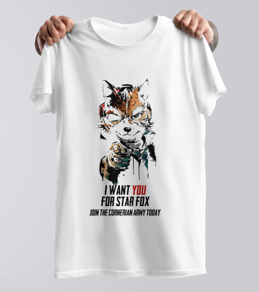 I Want You For Star Fox Join The Cornerian Army Today T-Shirt