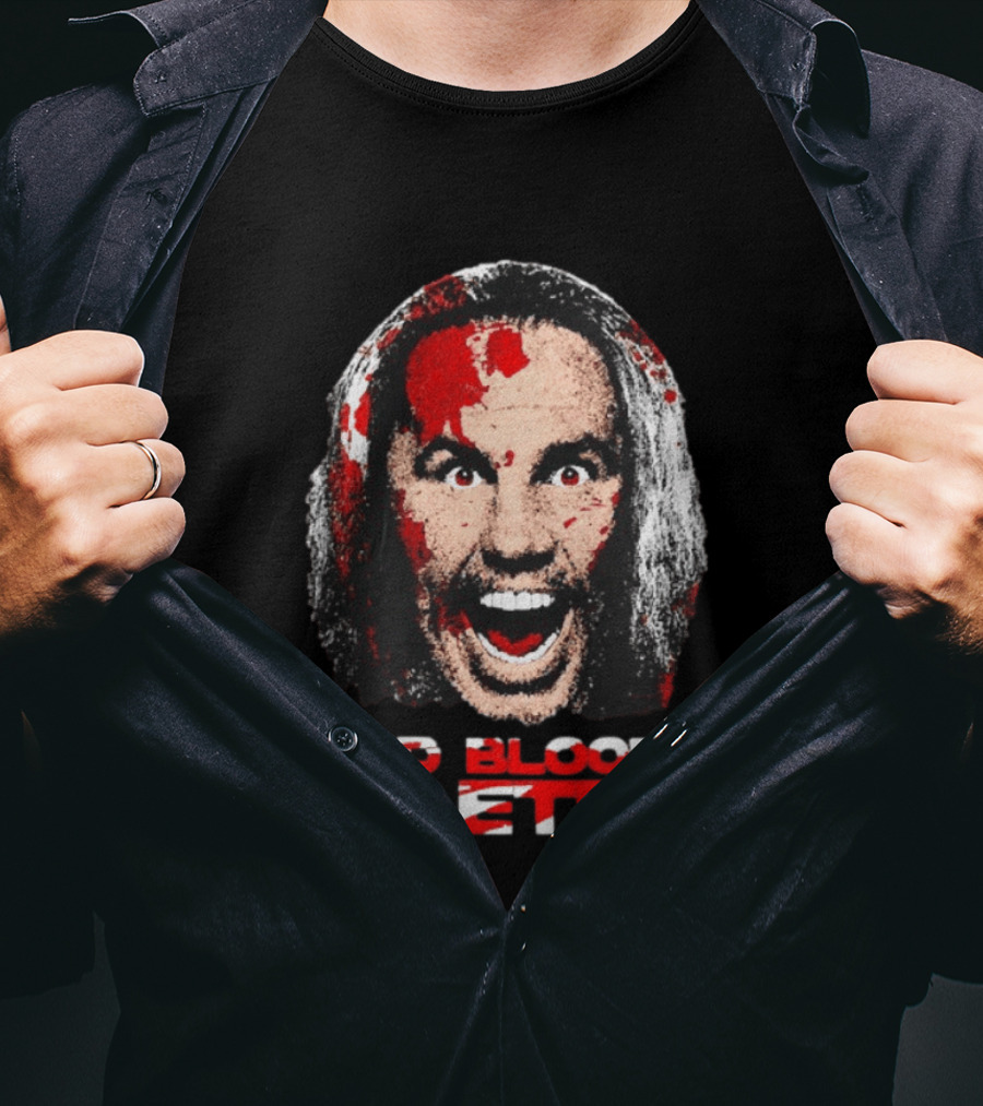 TNA Wrestling Matt Hardy Cold Blooded Deleter Face Paint T-Shirt