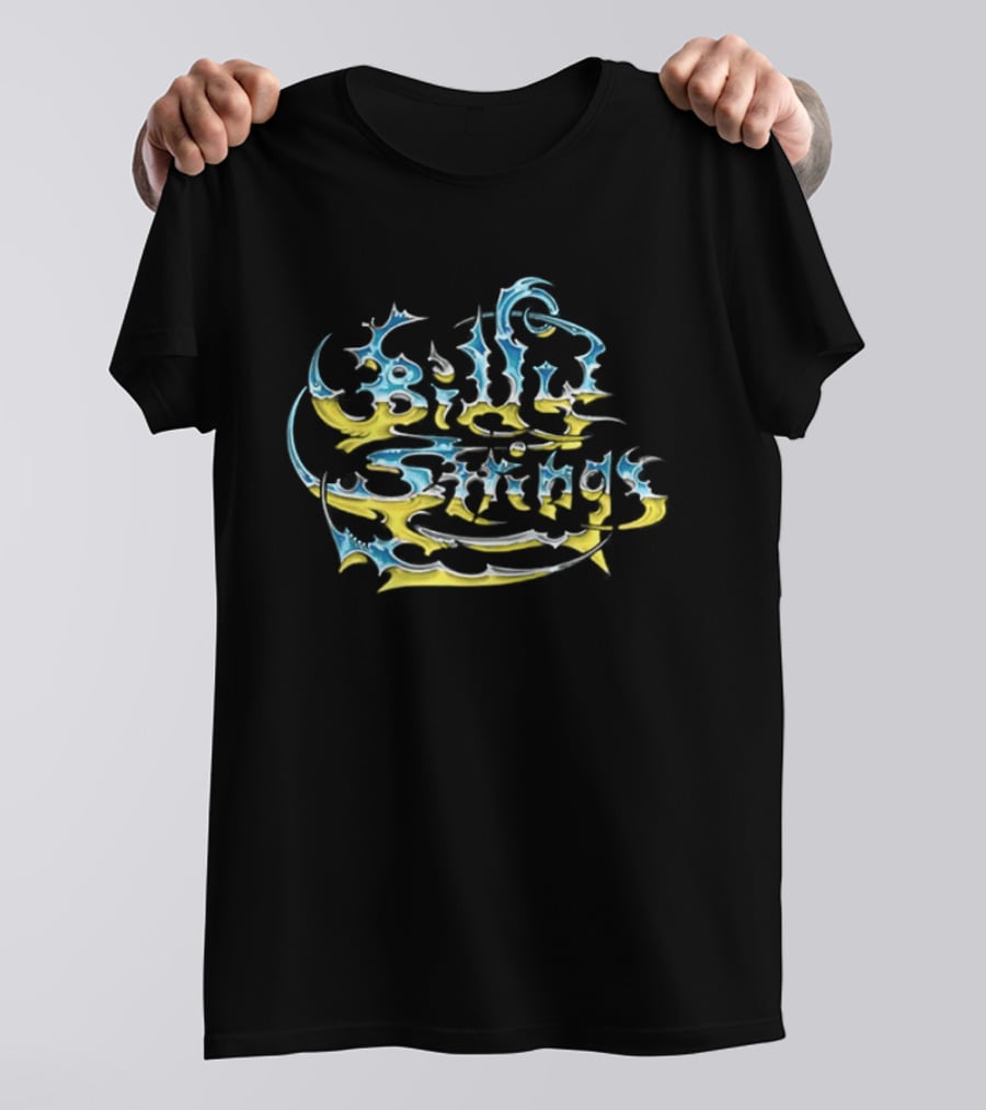 Billy Strings Spring Tour Psychedelic Blue Yellow T-Shirt