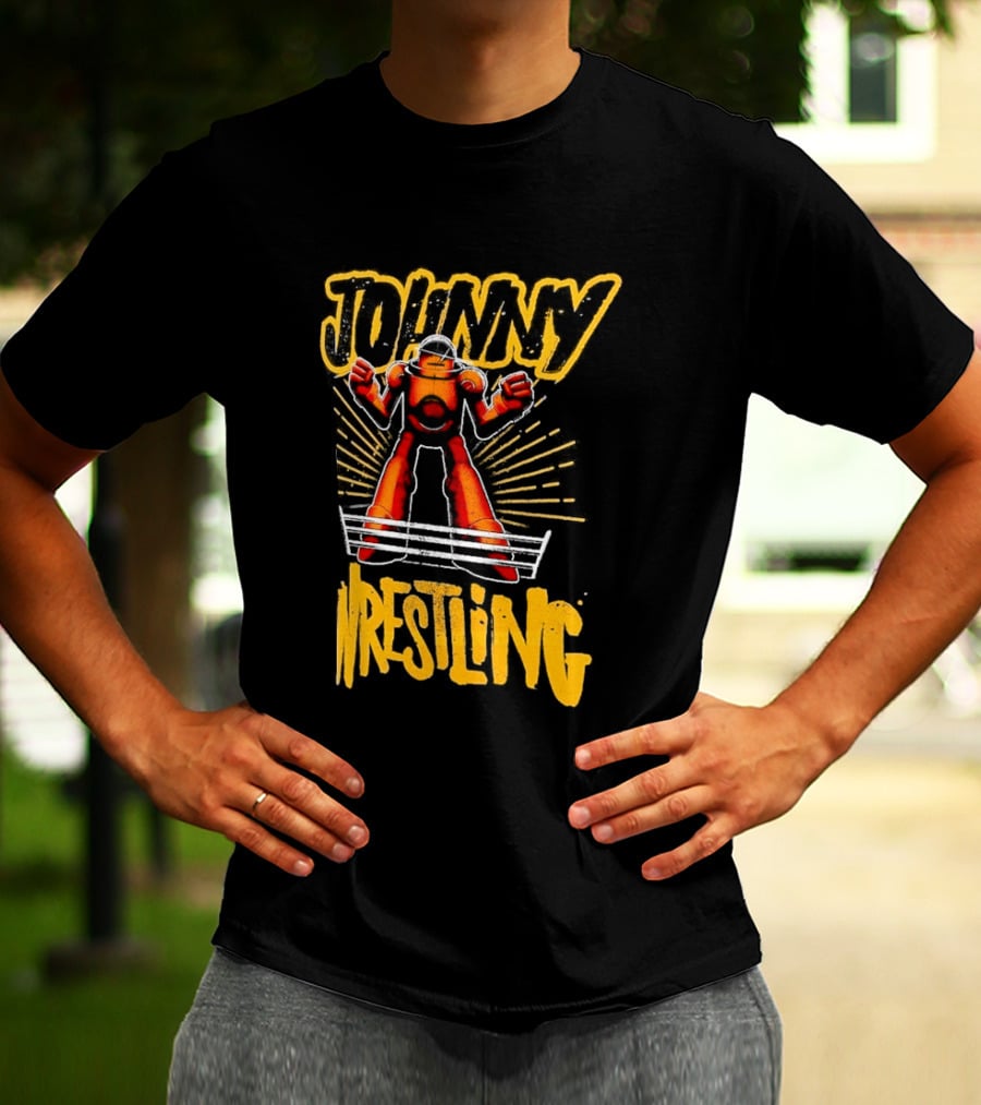 Johnny Gargano Wrestling Robot T-Shirt