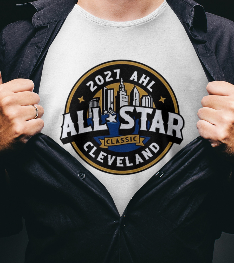 2027 AHL All Star Classic Cleveland Skyline Event T-Shirt