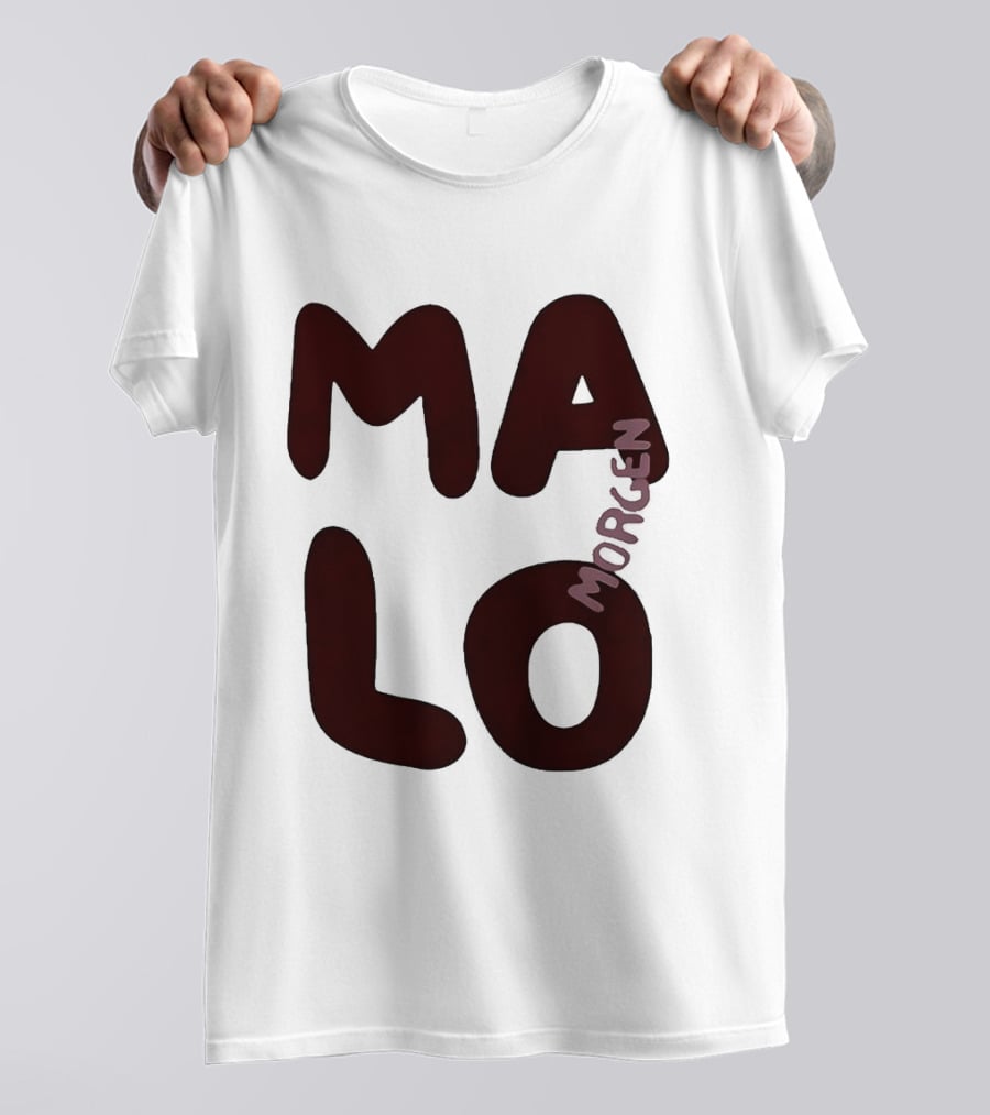 Malo Morgen Balkan Textual T-Shirt