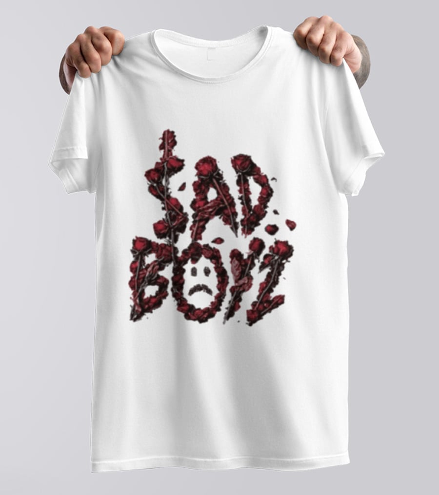 Sad Boyz Rose Petals Face T-Shirt