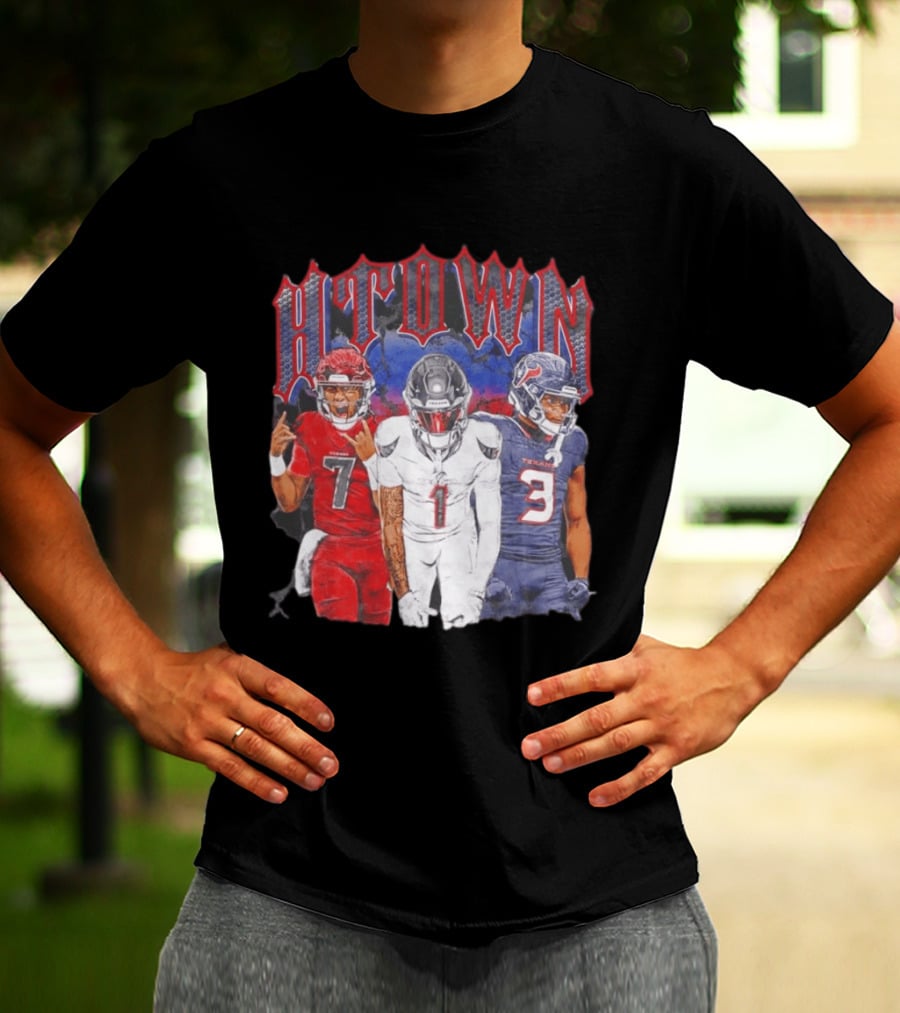 CJ Stroud Tank Dell Kamari Lassiter Houston Texans H TOWN 713 T-Shirt