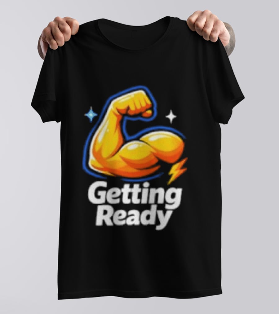 Cristiano Ronaldo Getting Ready Strong Arm Emoji T-Shirt