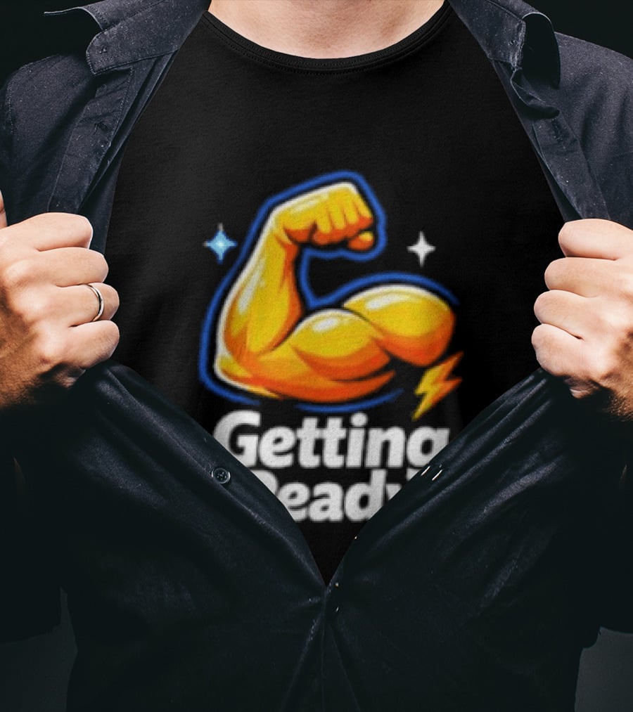 Cristiano Ronaldo Getting Ready Strong Arm Emoji T-Shirt