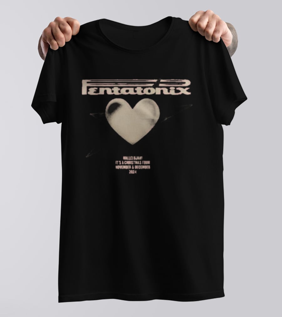 Ptxofficial Heart Brick Collage Star T-Shirt