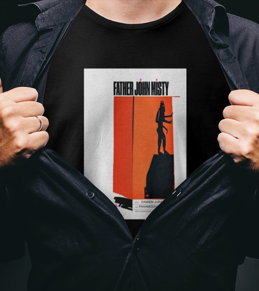 Father John Misty Seattle April 3 4 2026 Featuring Damien Jurado At Paramount Theater T-Shirt
