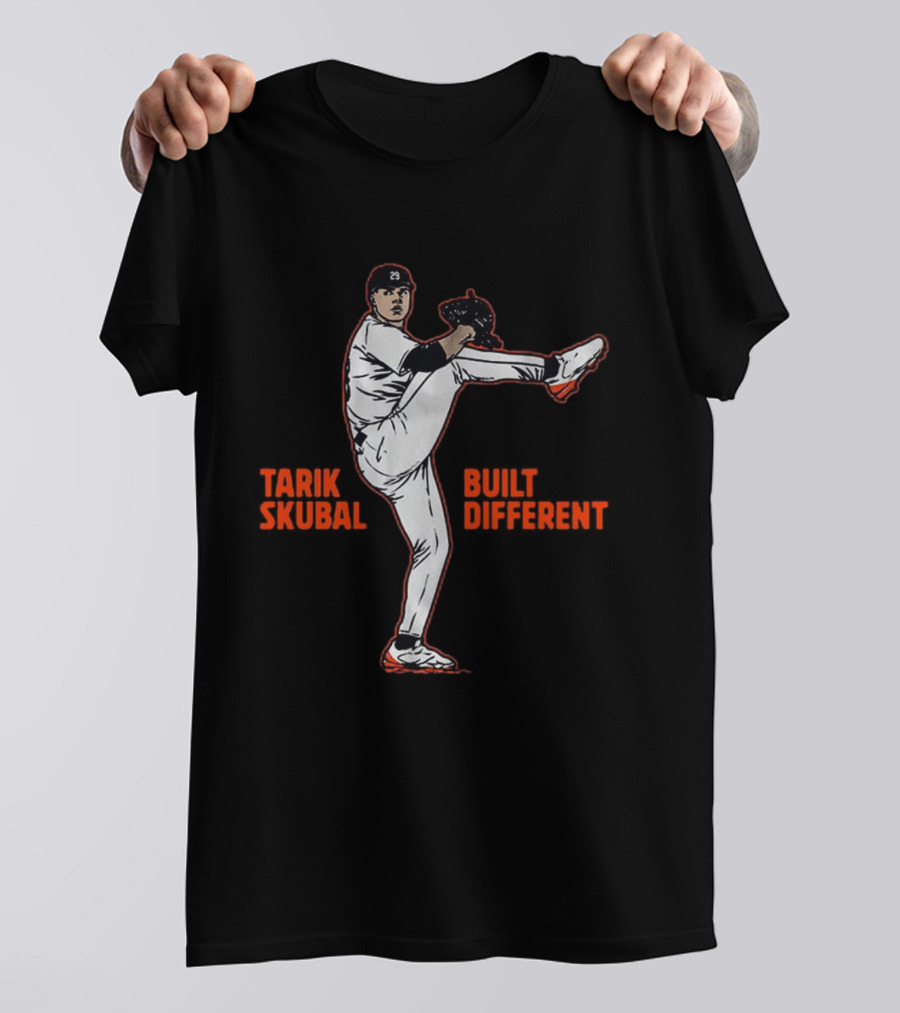 Tarik Skubal Built Different Baseball Pitcher 29 T-Shirt