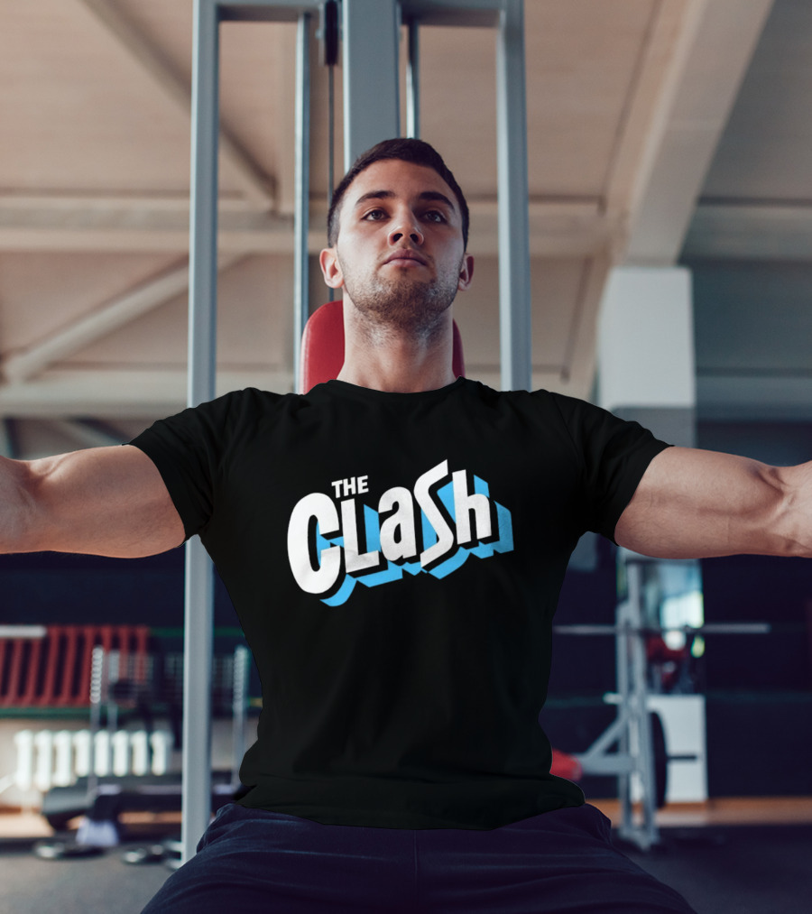 The Clash White And Blue T-Shirt