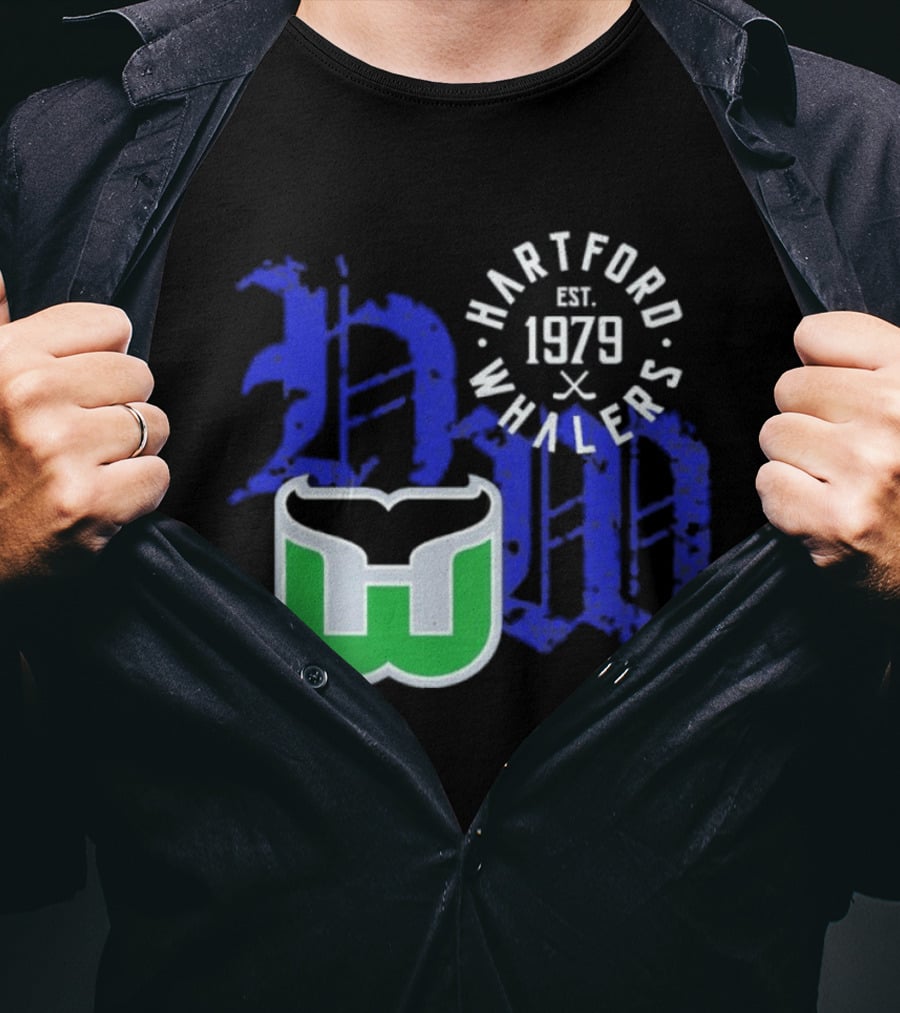 Hartford Whalers Est. 1979 NHL Iconic Team T-Shirt