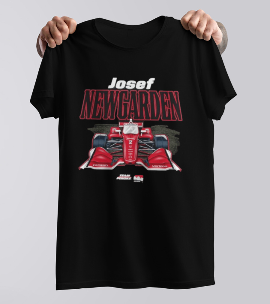 Josef Newgarden IndyCar Verizon Team Penske Racing Car Number 2 T-Shirt