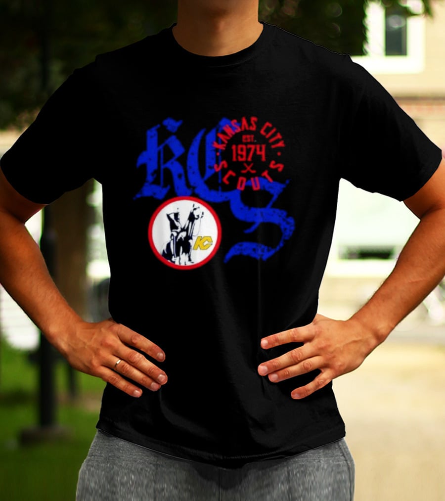 Kansas City Scouts 1974 Retro KC NHL Scouts T-Shirt
