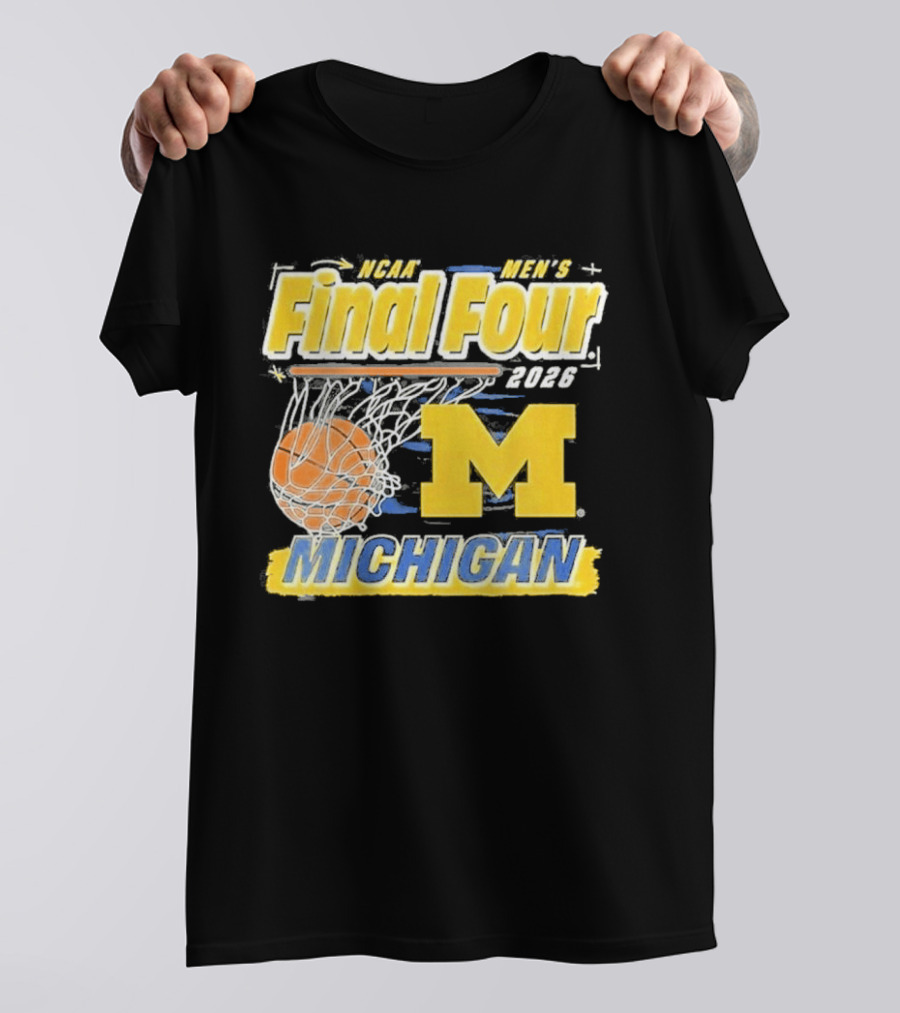 NCAA Men's Final Four 2026 Michigan Basketball M T-Shirt