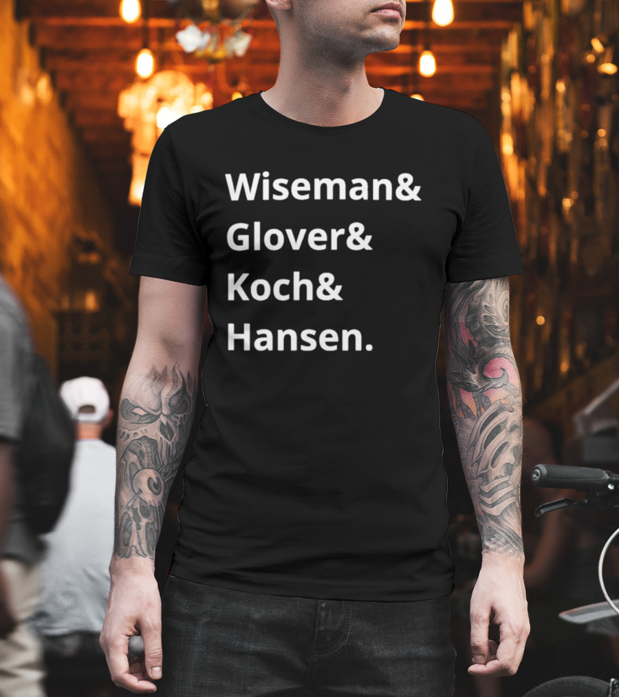 NASA Artemis II Astronaut Names Wiseman Glover Koch Hansen T-Shirt