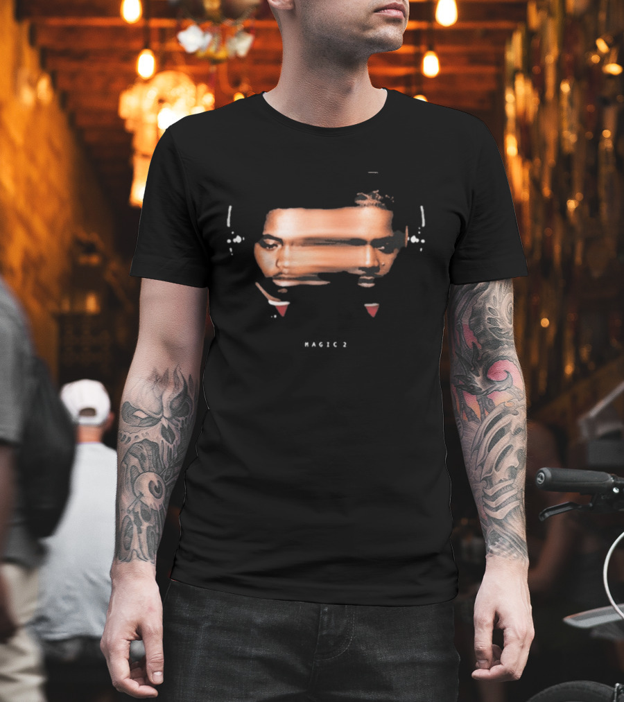 Nasir Jones Nas Magic 2 Album Distorted Face T-Shirt