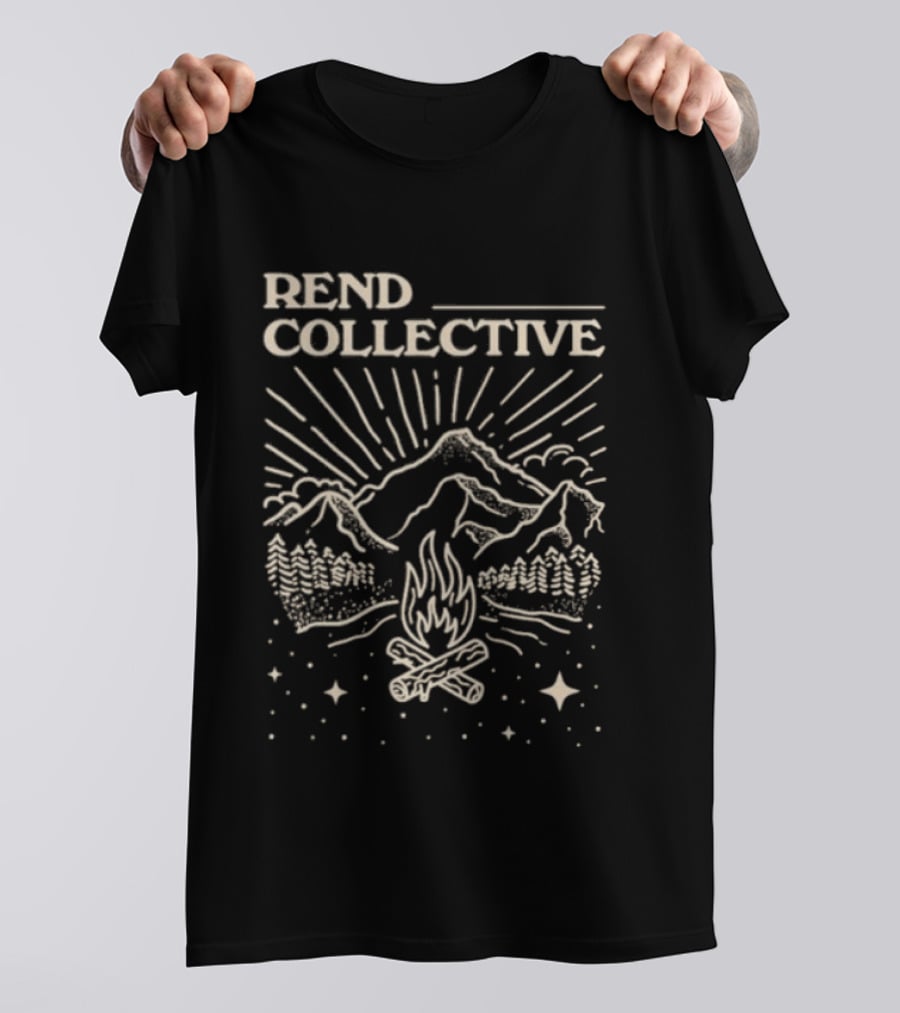 Rend Collective Campfire Mountains And Stars Scene T-Shirt