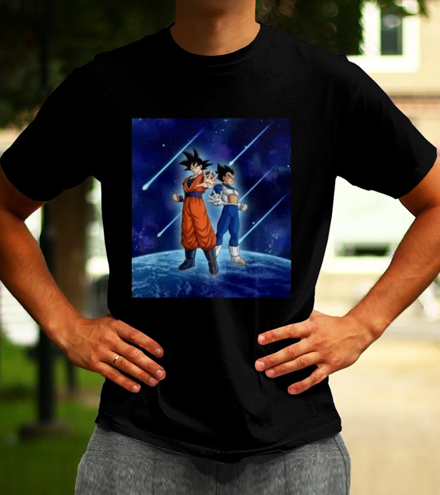 Dragon Ball Games Battle Hour 2026 Dokkan Battle Goku Vegeta Space Adventure T-Shirt