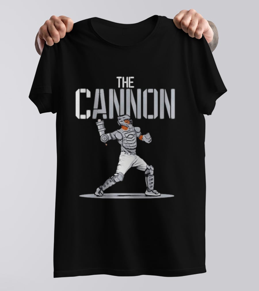 The Cannon Luis Torrens Robotic Catcher Baseball Player T-Shirt