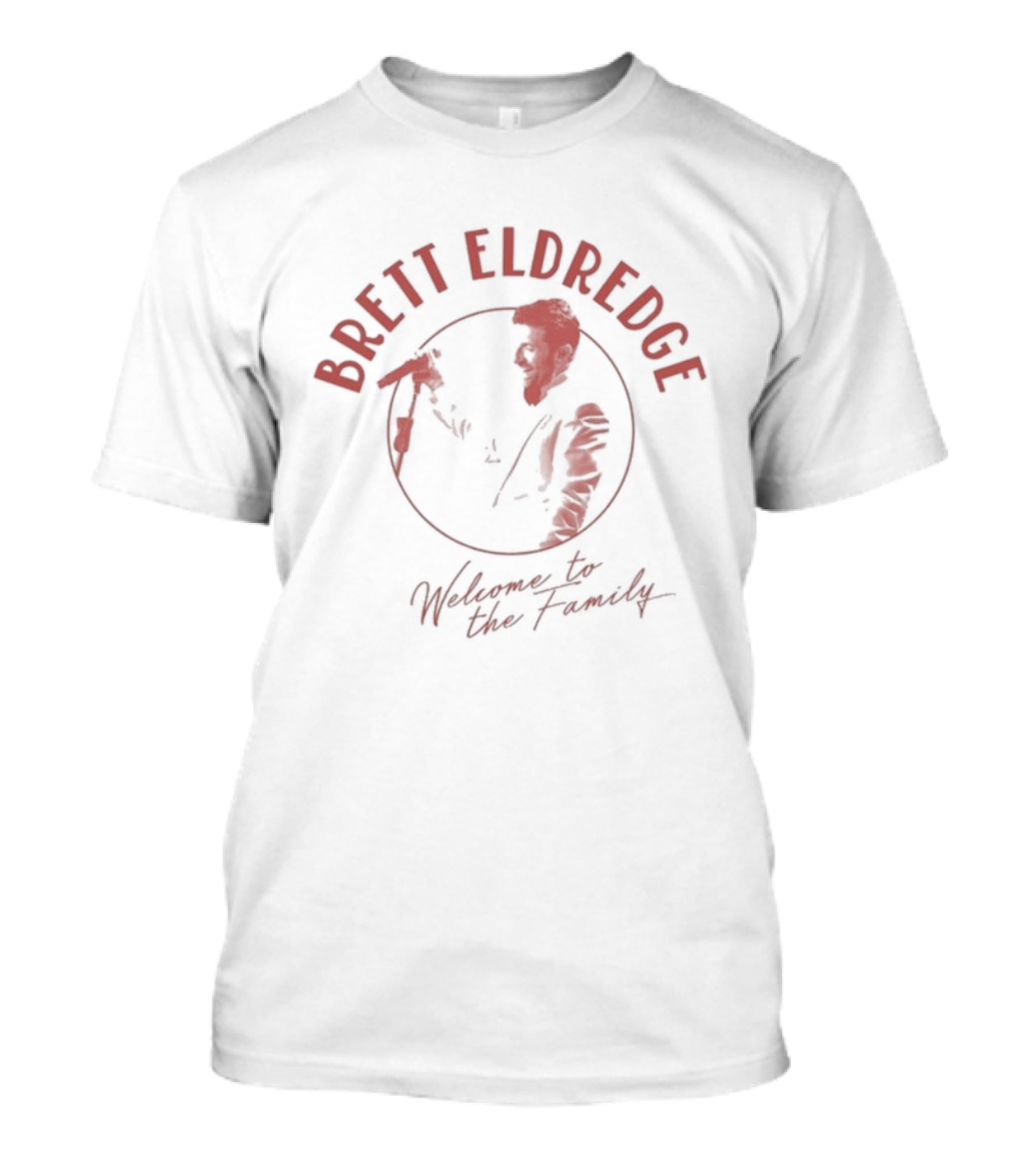Brett Eldredge Welcome To The Family Circle T-Shirt