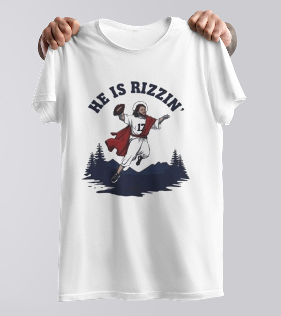 Buffalo Bills He Is Rizzin' Josh Allen Football T-Shirt