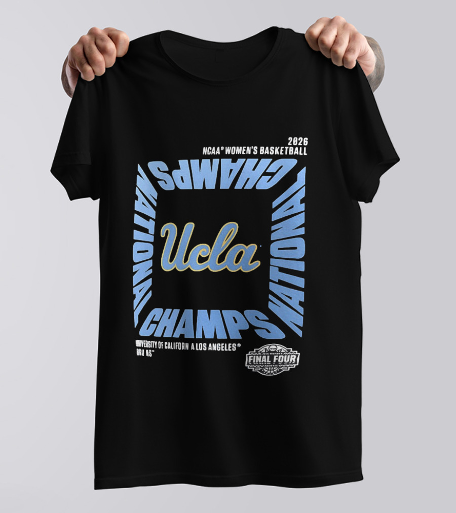 UCLA Bruins 2026 NCAA Women’s Basketball National Champs T-Shirt