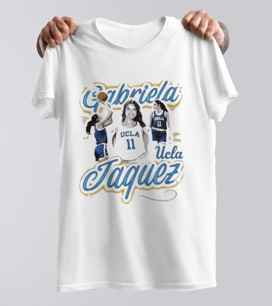 Gabriela Jaquez UCLA Bruins 11 Illustrated Basketball Player Youth Fashion T-Shirt