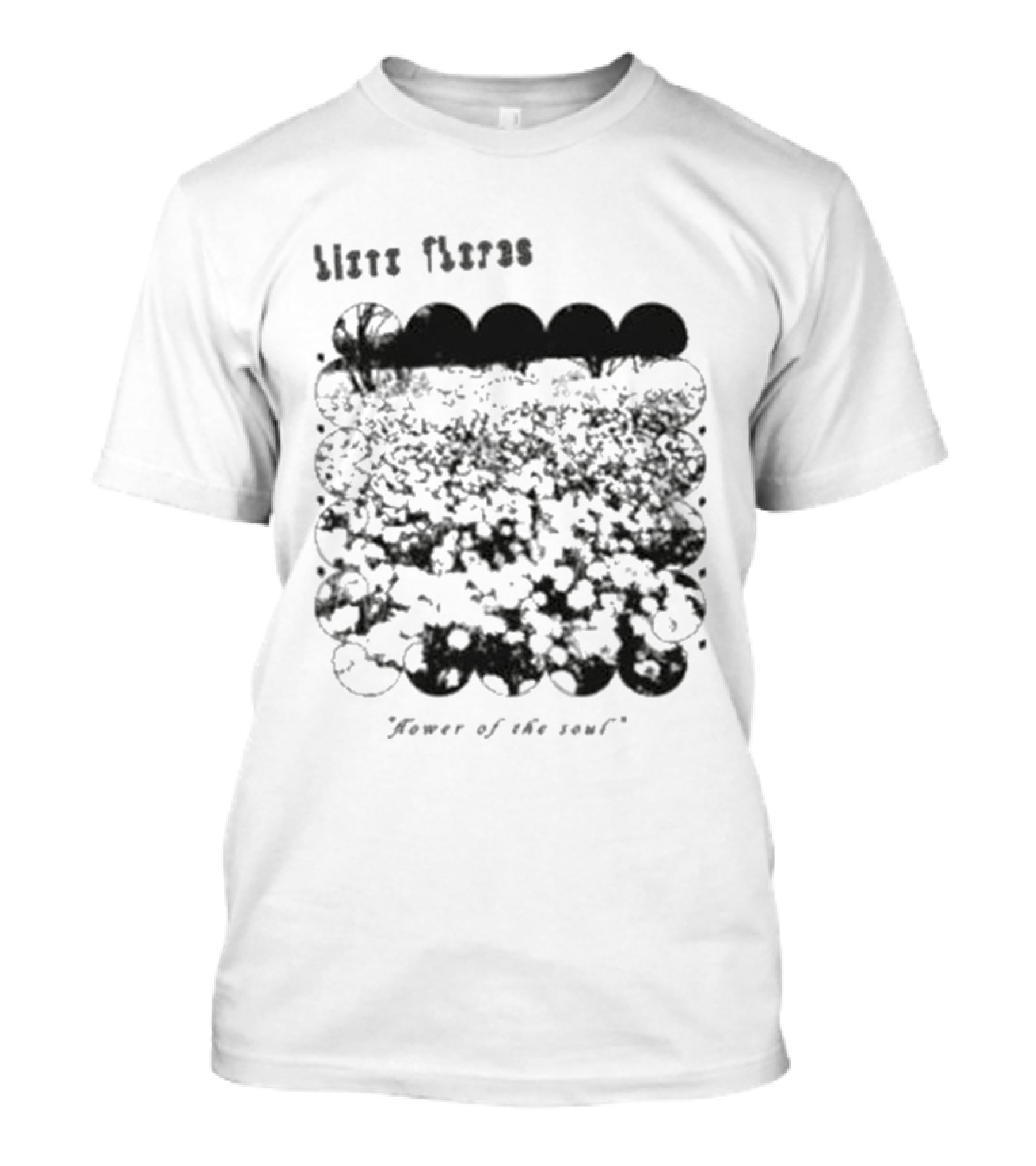 Liana Flores Flower Of The Soul Circle T-Shirt