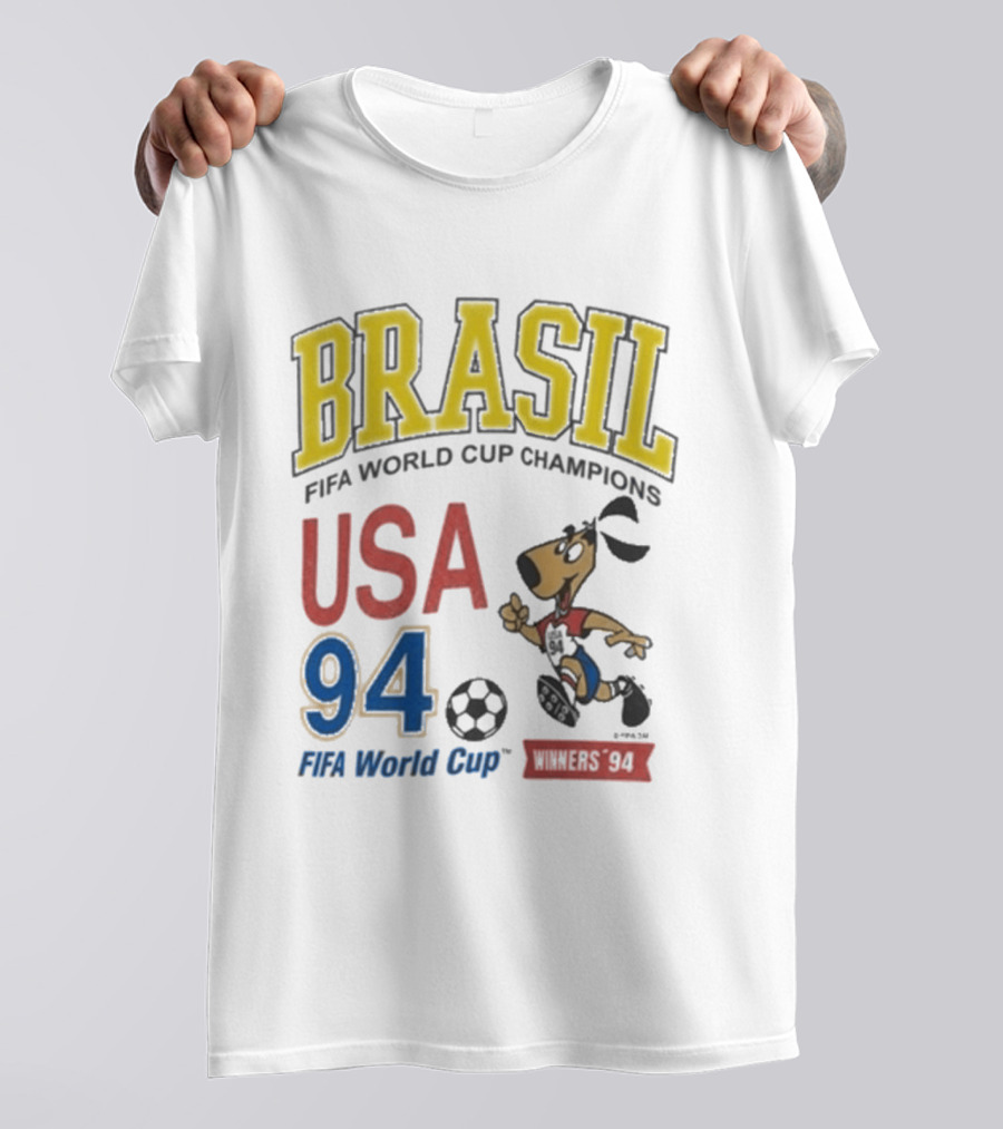 BRAZIL FIFA World Cup Champions USA 94 T-Shirt