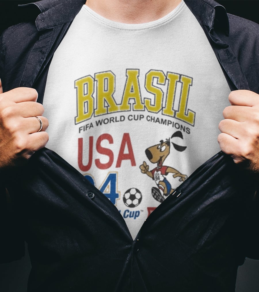 BRAZIL FIFA World Cup Champions USA 94 T-Shirt